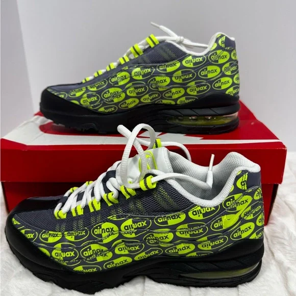 Nike Air Max 95 SE (GS) – Black/Volt/Ash/White – Youth 7Y NIB - Picture 1 of 11